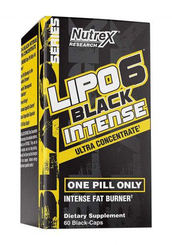 Nutrex Research Lipo-6 Black Intense Ultra Concentrate 60  Capsules مكمل غذائي حارق للدهون لكلا الجنسين 