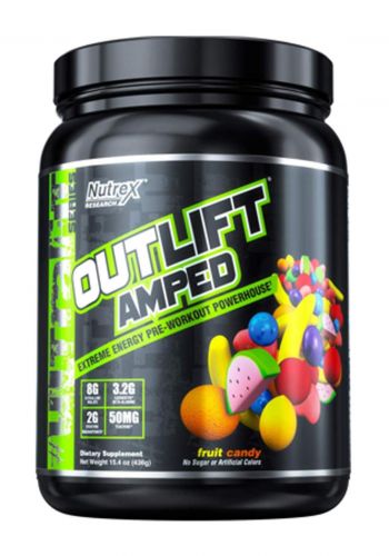 Nutrex Outlift Amped Extreme Energy Pre-Workout Fruit Candy 20 Servings   مكمل غذائي