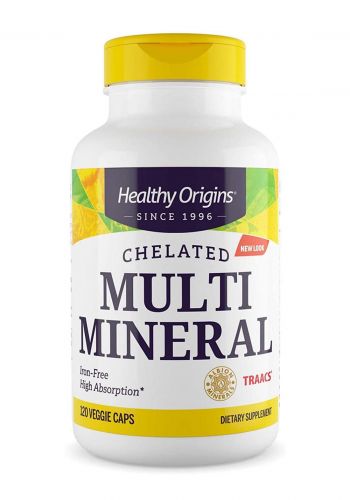 Healthy Origins Chelated Multi Minerals 120 Veggie Caps معادن متعددة 