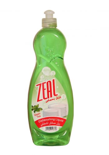 Higeen Zeal Dishwashing liquid Green Tea 750 ml سائل غسل الصحون