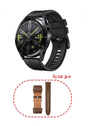 Huawei Watch GT3  46mm Active Edition Smart Watch - Black ساعة ذكية