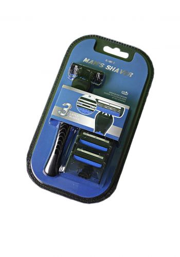 Men's razor blade set 3 pieces  شفرات حلاقة 