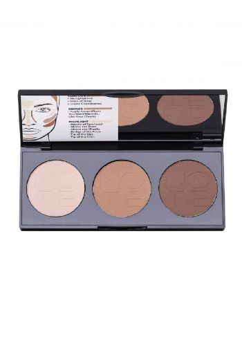 Note Perfecting Contouring Powder Medium Dark Palette 15 g No.02 باليت كونتور للوجه