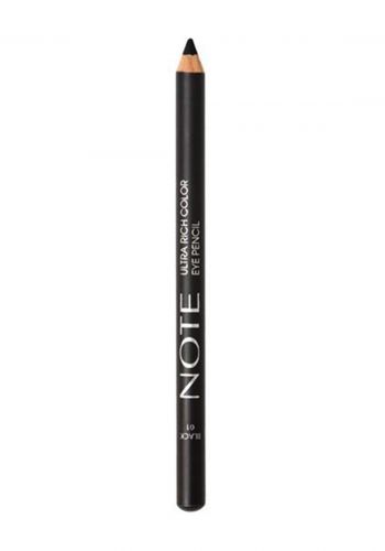Note Ultra Rich Colour Eye Pencil 01 BLack 1.1g قلم تحديد للعيون