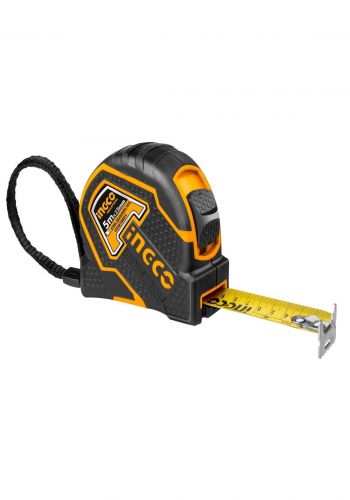 INGCO HSMT8805 5m Steel Measuring Tape, Double Side Printing with Metric and Inch فيته (شريط قياس) 5م عريضه جانبو