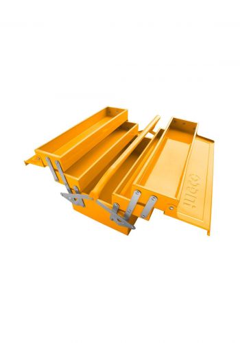 Ingco HTB03 Metal Tool Box Yallow  صندوق حفظ وتنظيم العُدد