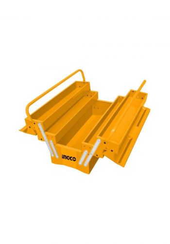 Ingco HTB02  Metal Tool Box Yallow  صندوق حفظ وتنظيم العُدد