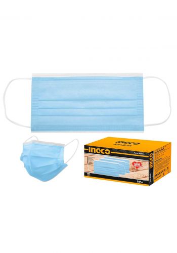 Ingco hdm31 Face Mask Protector Set 50 Pcs سيت كمامات الوقاية 