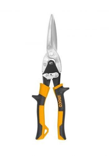 Ingco HTSN0112S Long Straight Aviation Snip 300MM (بليت كبير مستقيم)مقص صاج