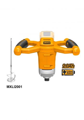INGCO MXLI2001 lithium 1400W PAINT MIXER دريل خبط شحن 20فولت