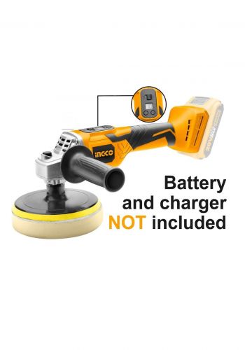 INGCO APLI2001 Lithium-Ion Angle Polisher APLI2001 كوسرة بوليش شحن 20فولت صناعي