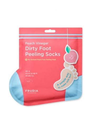 Frudia Peach Vinegar Dirty Foot Peeling Socks Foot Care  40g جوارب تقشير القدم