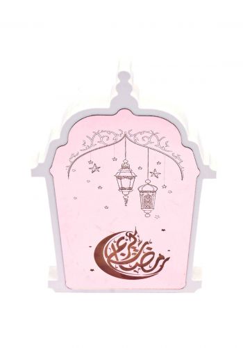 فانوس  ضوئي رمضاني ابيض اللون 