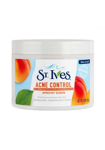 St. Ives Scrub Acne Control Apricot 283 G مقشر للبشزة 