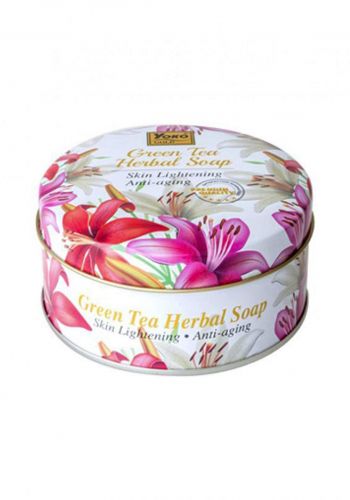 Yoko Yogurt Spa Green Tea Herbal Soap 100gm صابون بالشاي الأخضر والاعشاب