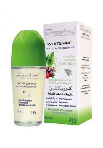 Correction Herbal Actives Whitening Roll-On Deodorant Green Spirit 60ml مانع تعرق