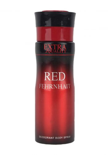 Extra Quality Red Fehrenhait Deodorant 200ml بخاخ مضاد للنعرق