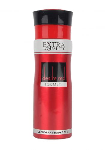 Extra Quality Desire Red For Men Deodorant 200ml بخاخ مضاد للنعرق