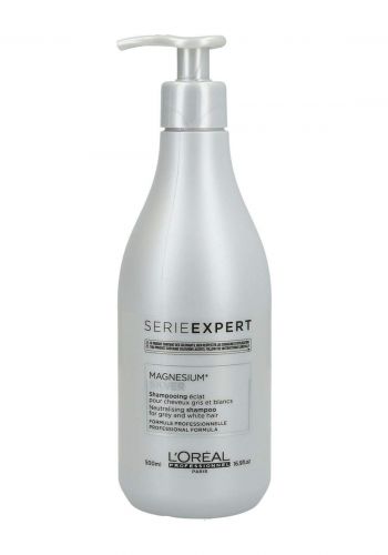 Loreal Professional Serie Expert Magnesium Silver Shampoo 500ml شامبو للشعر الأبيض والسلفر