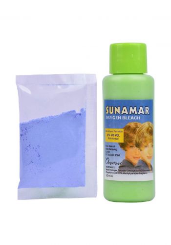 Sunamar Oxygen Bleach For Sesitive And Dry Skin 60ml منشط تفتيح البشرة