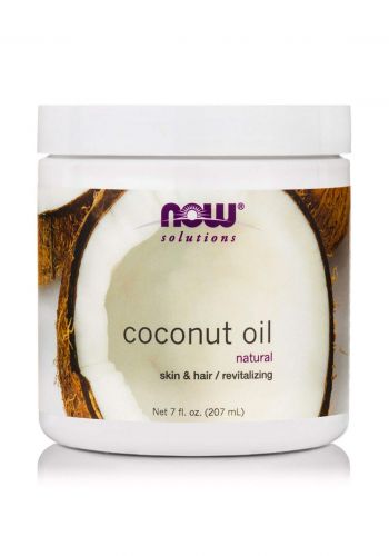 Now Foods Coconut Oil Natural Skin And Hair Revitalizing 207ml زيت جوز الهند