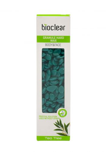 Bioclear Granule Hard Wax For Face And Body Tea Tree 250g  حبيبات الشمع