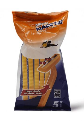 Gillette Nacet 2 Razor 5pcs شفرات حلاقة 