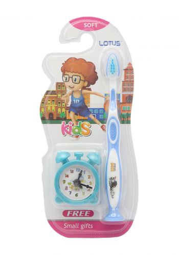 Lotus Kids toothbrush فرشة الاسنان  مع لعبة ساعة منبه للاطفال  من لوتس