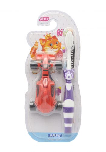 Mr.Star kids toothbrush فرشة الاسنان للاطفال مع لعبة سيارة من مستر ستار