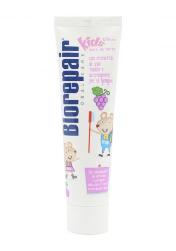 Biorepair Toothpaste معجون اسنان للأطفال بخلاصة العنب 50 مل من بيوريبير