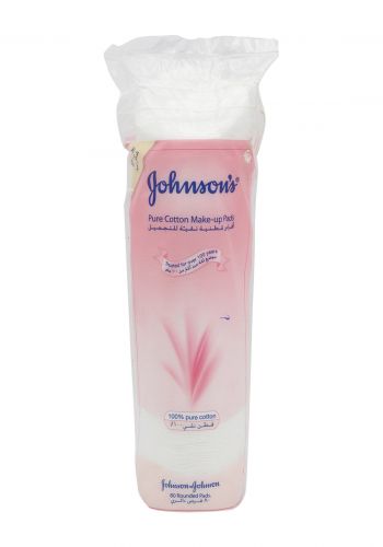 Johnson's Cotton Tablets اقراص قطنيه 80 قرص دائري من جونسون
