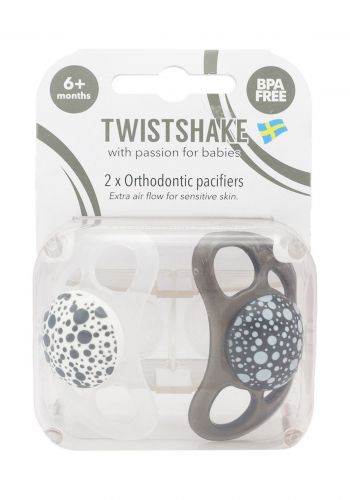 Twistshake Pacifier سيت لهايات للاطفال قطعتين من تويست شيك