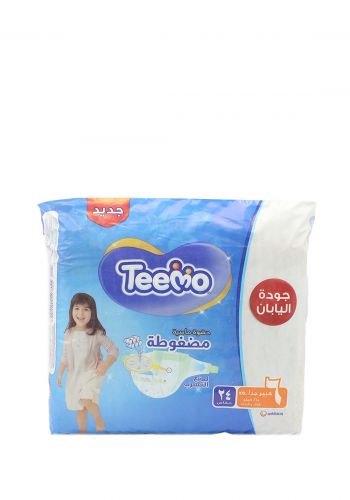 Teemo Baby diapers حفاضات تيمو للاطفال عادي رقم 6  من16 كغم فما فوق  24 قطعة من تيمو