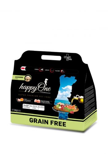 طعام جاف طبي(خال من القمح) للكلاب الصغيرة   2 كغم من هابي ون happy One Super Premium Pet Food 3 Kg