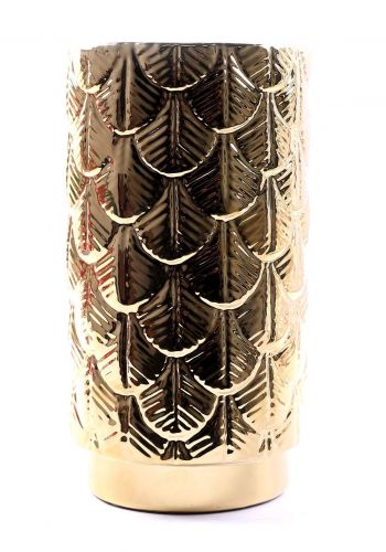 Vase فازة ذهبية اللون من السيراميك  20 سم