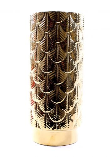 Vase فازة ذهبية اللون من السيراميك  25 سم