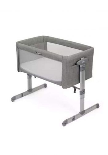 سرير نوم للاطفال Joie Baby P1814AAFGY000 Roomie Glide 5 Piece Bedside Crib Nursery Bundle - Foggy Grey