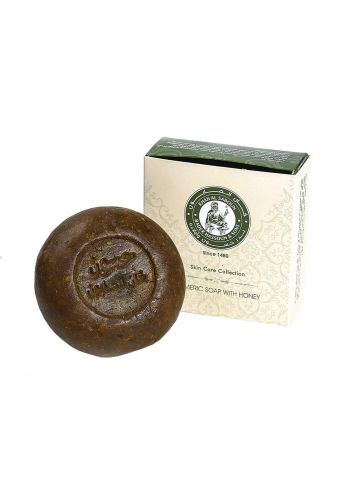 Khan Al Saboun Turmeric Soap With Honey  صابون الكركم بالعسل من خان الصابون 100 غم
