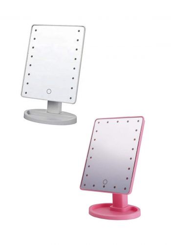 Large Led Mirror مرآة قابلة للدوران مع انارة ضوئية