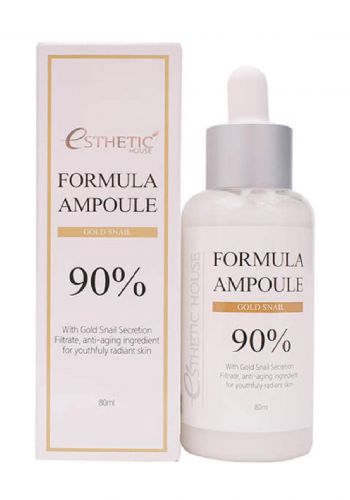 Esthetic House  Formula Ampoule Gold Snail 80 ml سيرم تفتيح البشرة