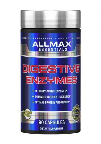 مكمل غذائي لتعزيز عمليات الهضم ٩٠ كبسولة Allmax Digestive Enzymes 