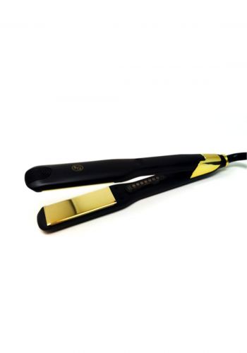 MJ Hair Flat Iron 1.5inch Nano Gold Titanium Plate مكواة تصفيف الشعر