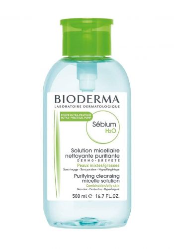 Bioderma Sebium H2O Ultra-Practical Pump 500 ml مزيل مكياج 