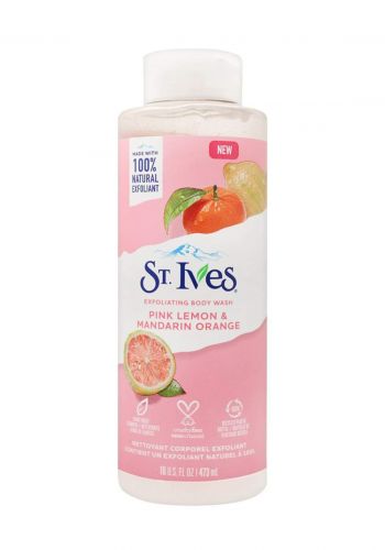 St. Ives Lemon & Mandarin Orange Exfoliating Body Wash 473ml  غسول