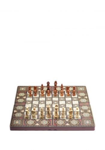 Chess  مجموعة لوح الشطرنج الخشبي