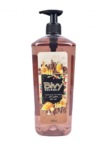 Bivy Deluxe Liquid Soap Sivi Sabun-Oud 1L صابون سائل 3 حبات 