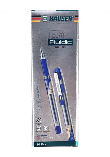سيت قلم جاف اسود 10 قطع من Hauser(H6078)