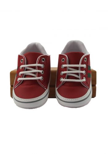 حذاء ولادي للأطفال أحمر أللون (2115)