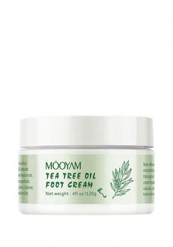    كريم مرطب بزيت شجرة الشاي للقدمين غم 120 Mooyam Tea Tree Oil Foot Cream 