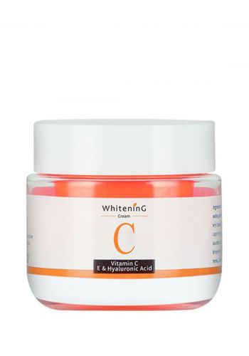  كريم التفتيح بفيتامين سي وحمض الهيالورونيك 50 غم للبشرة  Whitening Vitamin C&Htaluronic Acid Cream 
